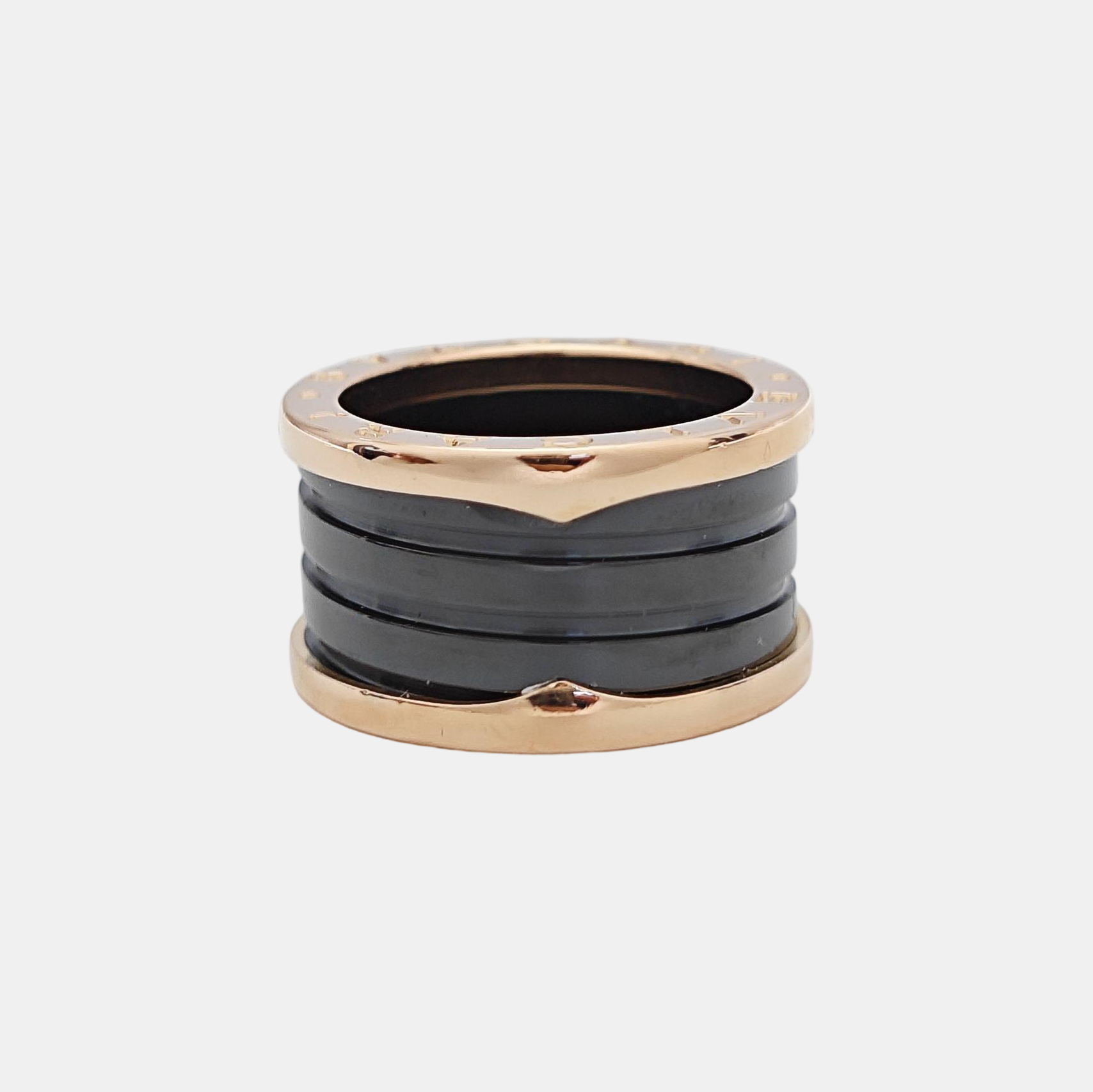 B.ZERO1 18k Rose Gold Ring EU 52