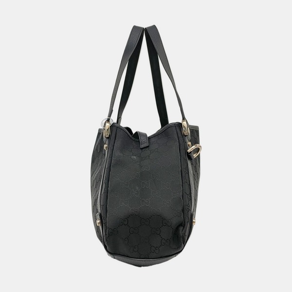 Abbey Medium Monogram Canvas Black
