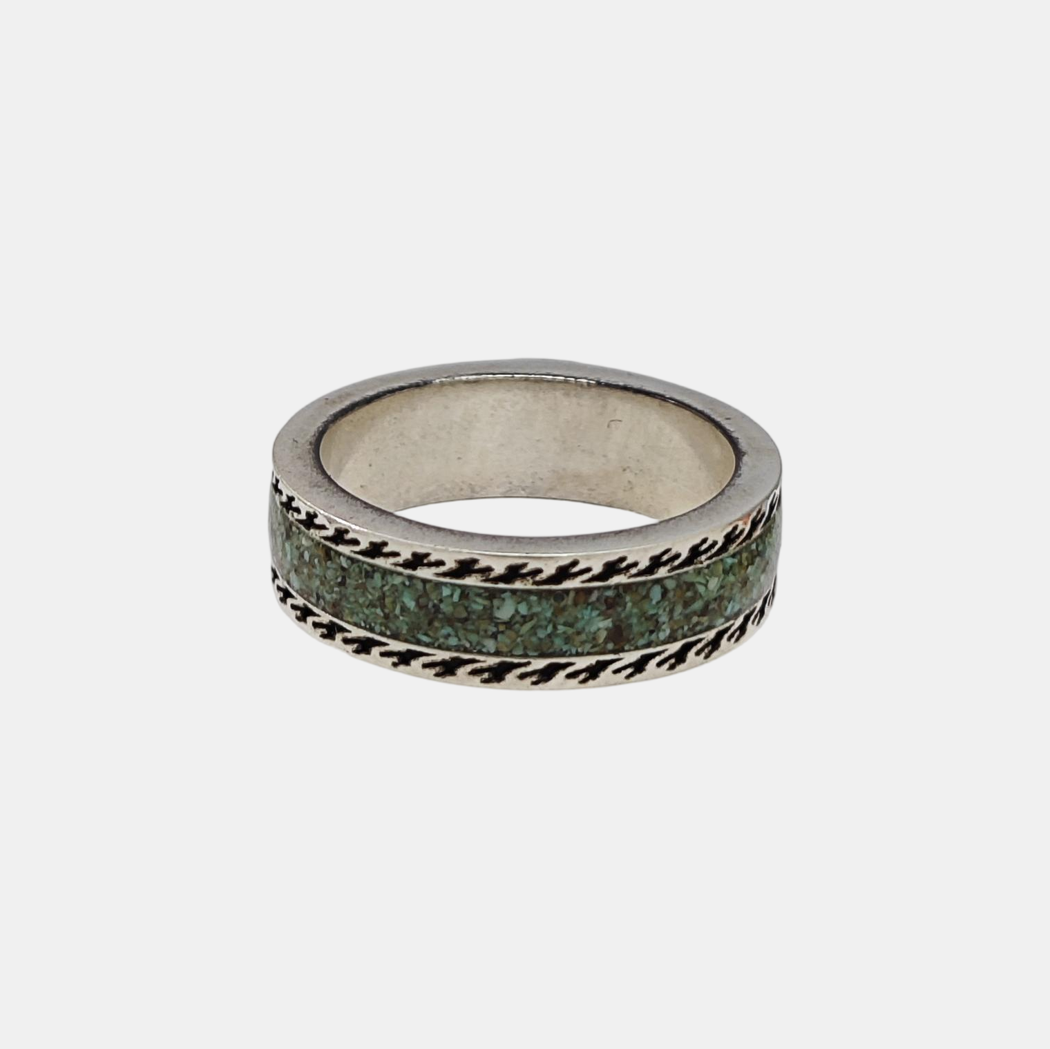 Interlocking G 925 Sterling Silver Ring HK 14