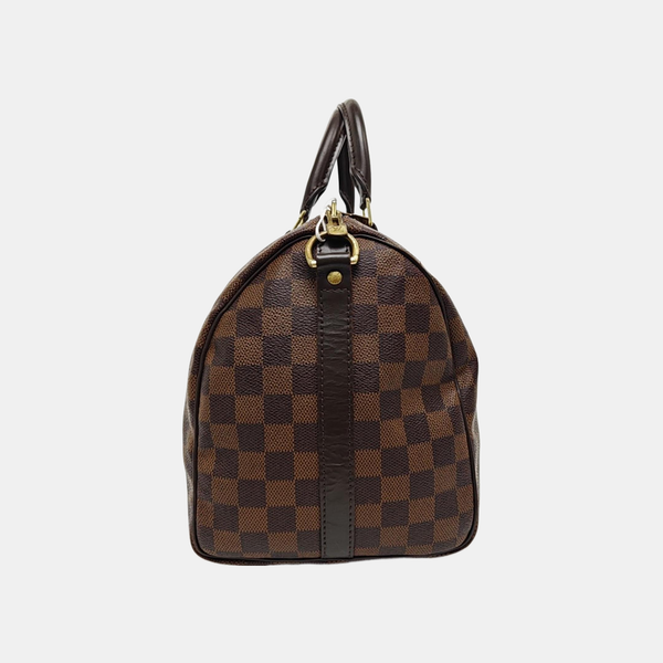 SPEEDY 30 Damier Ebene Coated Canvas Brown