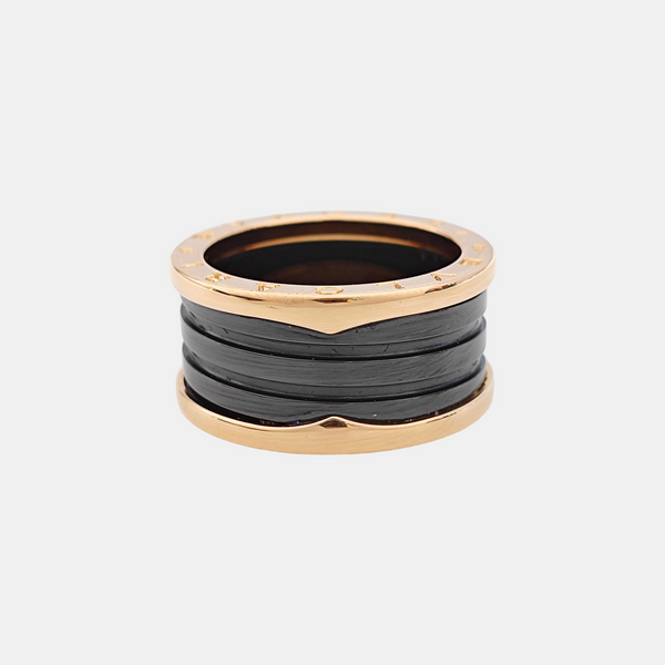 B.ZERO1 18k Rose Gold Ring EU 61