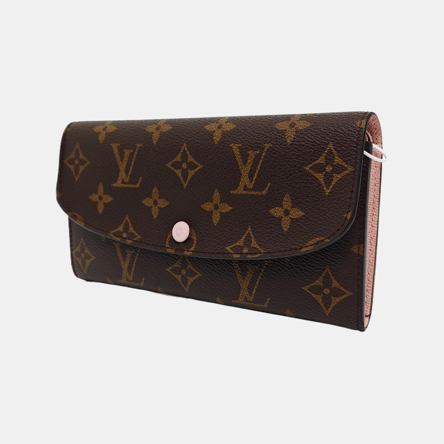 EMILIE Monogram Coated Canvas Brown Wallet