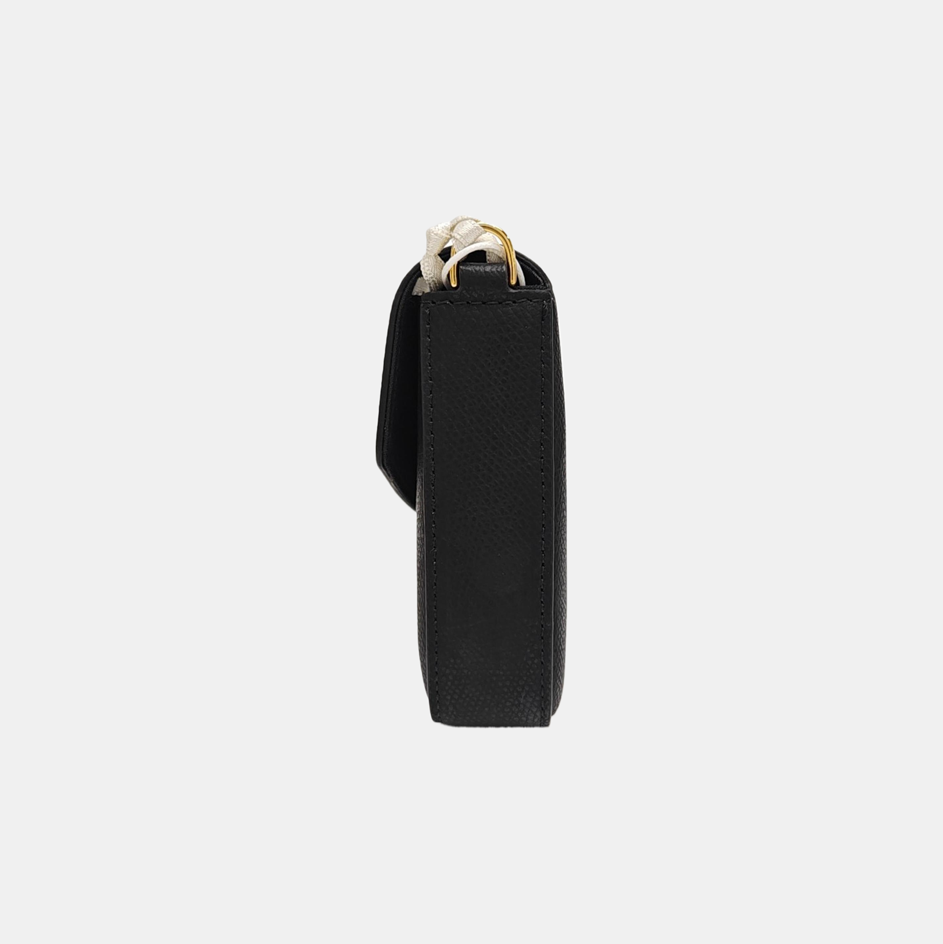 Calfskin Shoulder Bag Black