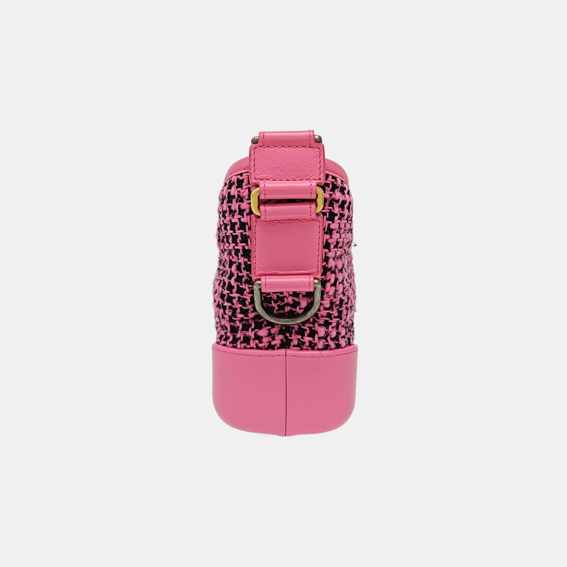 GABRIELLE Small Quilted Wool Pink
