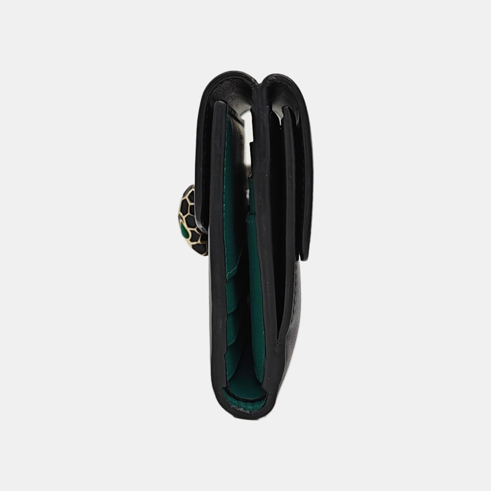 SERPENTI FOREVER Calfskin Black Wallet