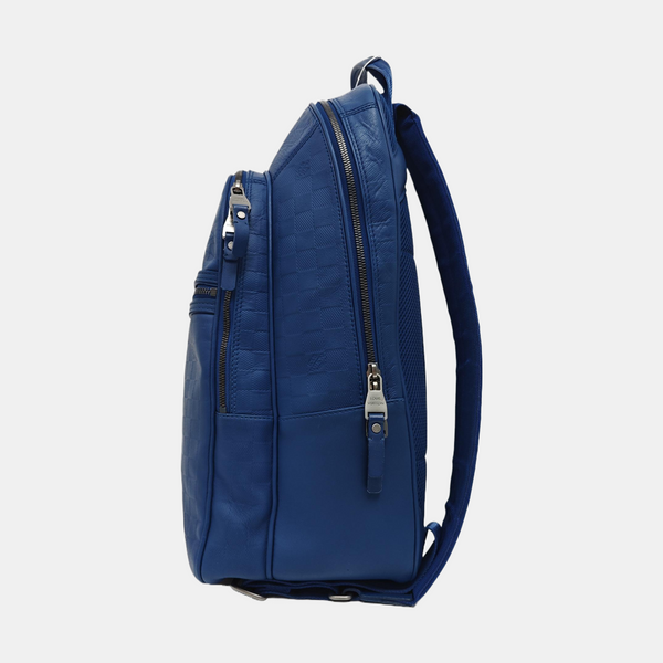 MICHAEL Damier Calfskin Blue
