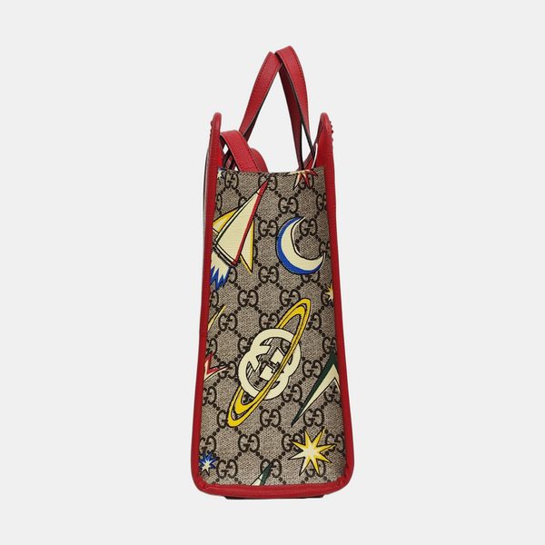 Children’s GG Bucket Monogram Coated Canvas Beige