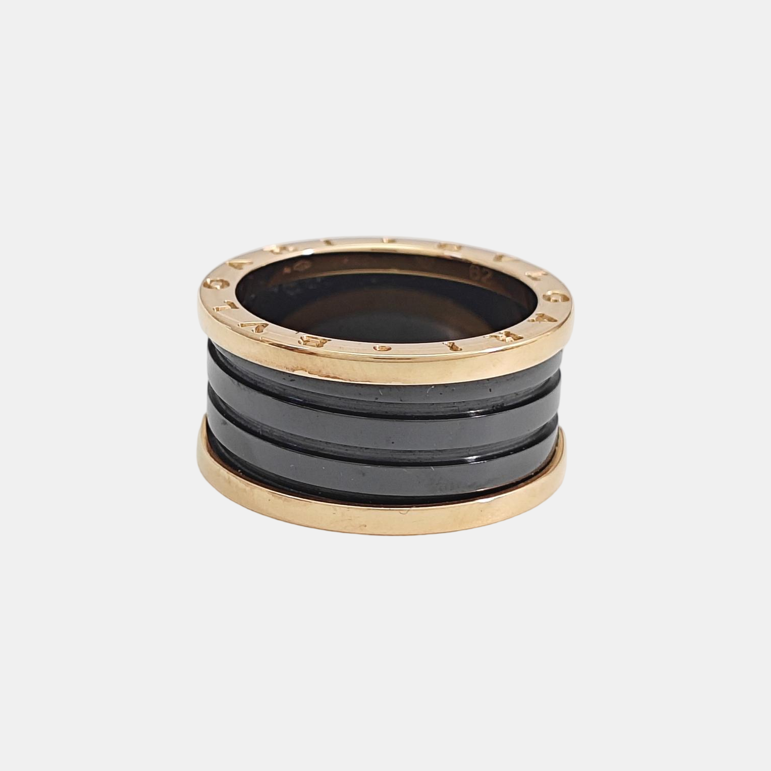 B.ZERO1 18k Rose Gold Ring EU 62