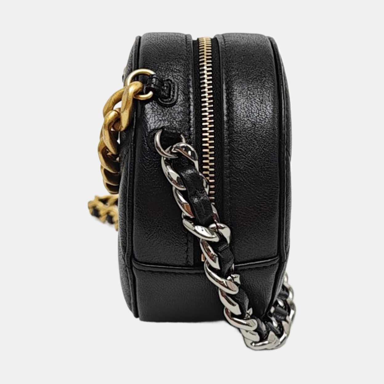CHANEL 19 Small Quilted Lambskin Black