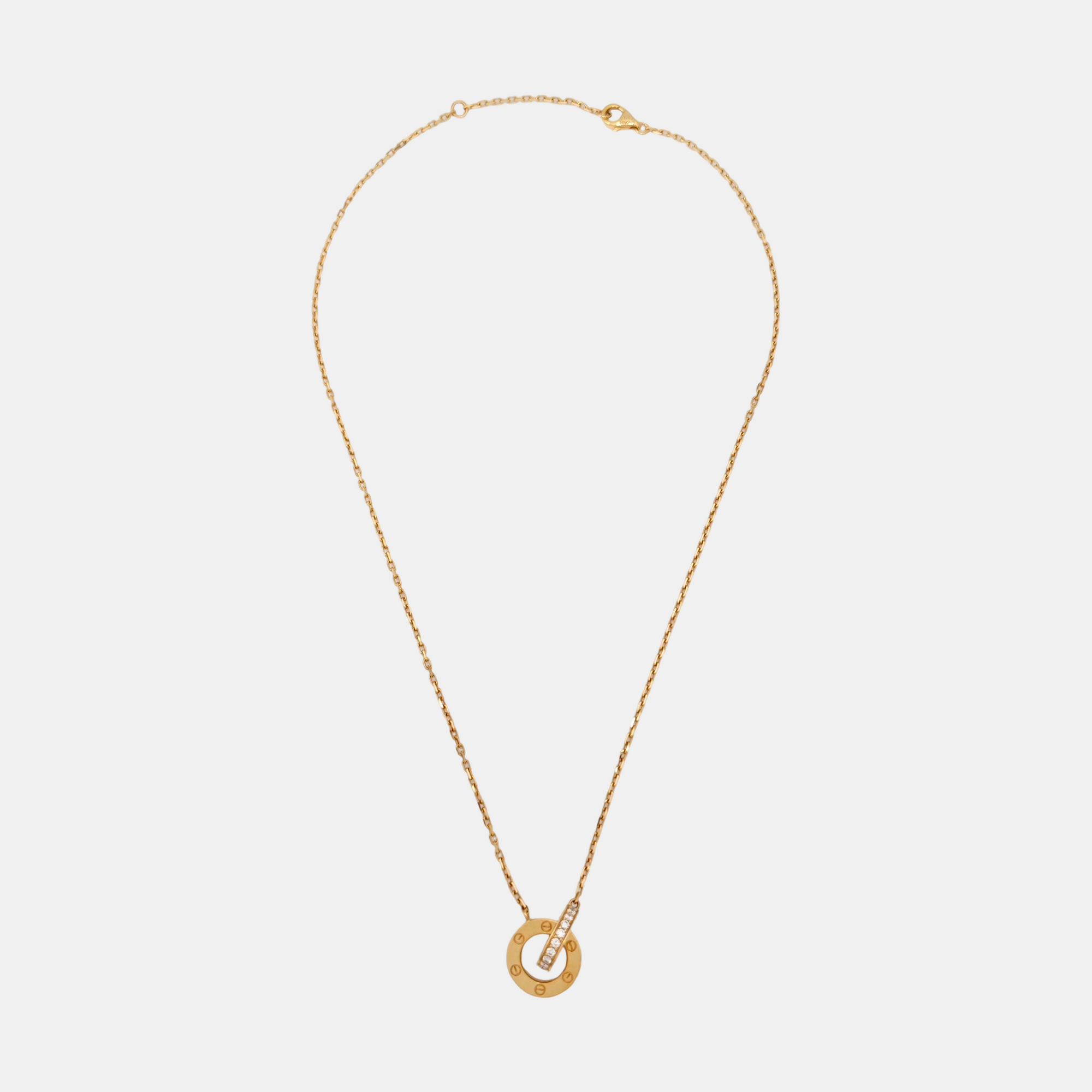 LOVE 18k Rose Gold Necklace