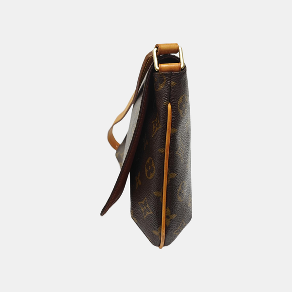 MUSETTE TANGO Monogram Coated Canvas Brown