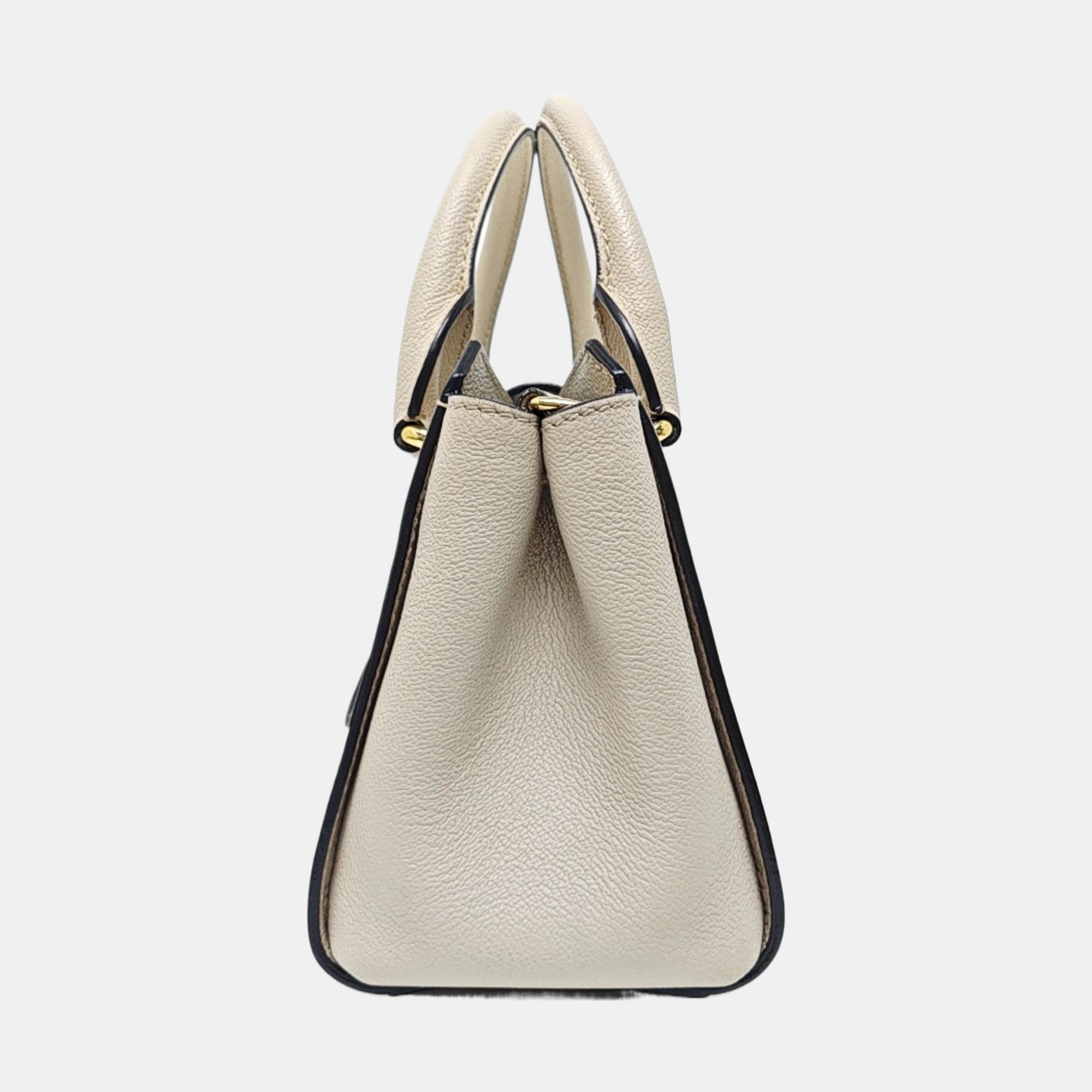 Buckle Calfskin Beige