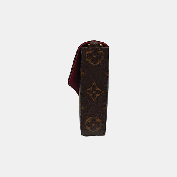 SARAH Monogram Coated Canvas Brown