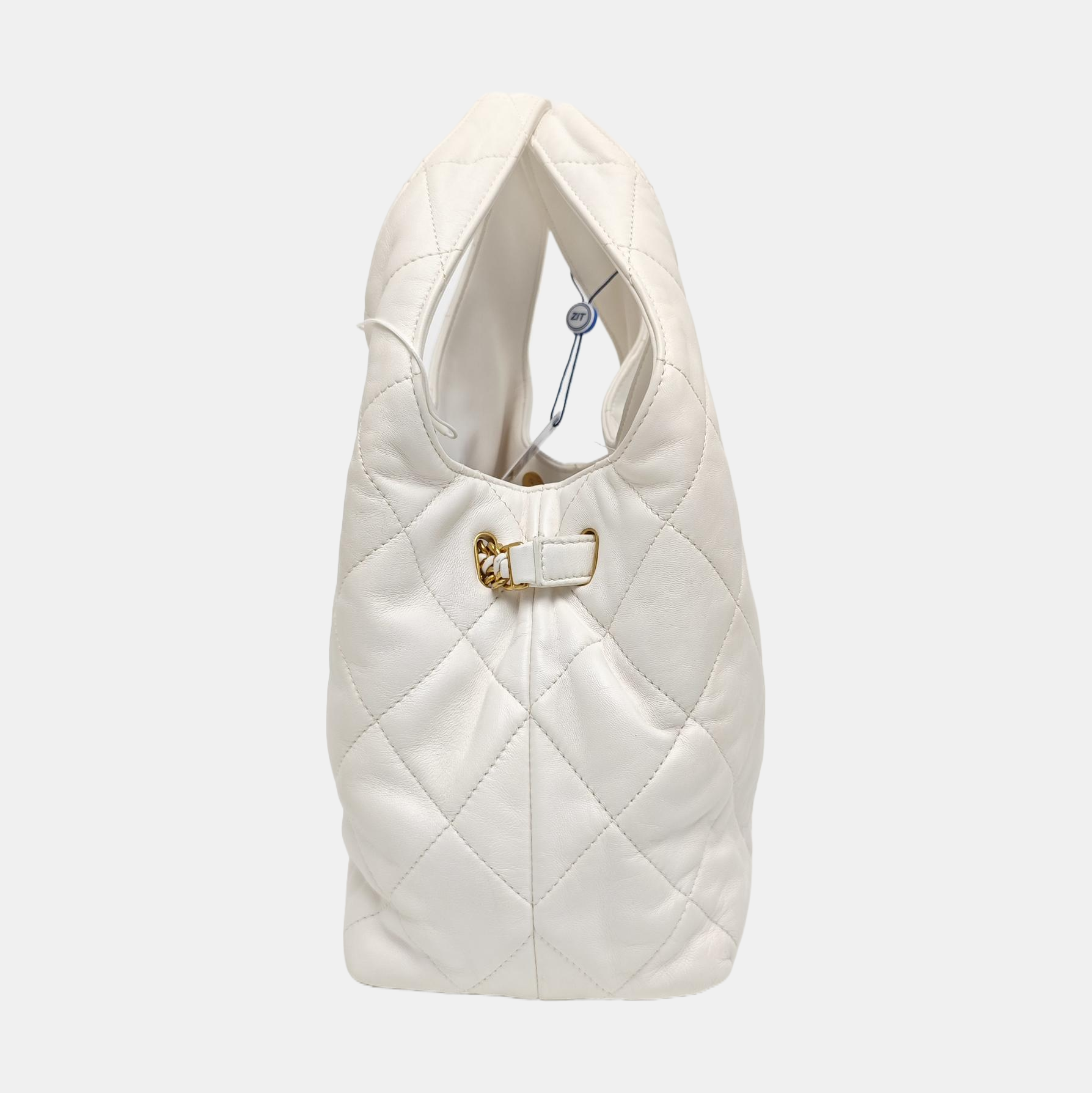 25P Quilted Lambskin White