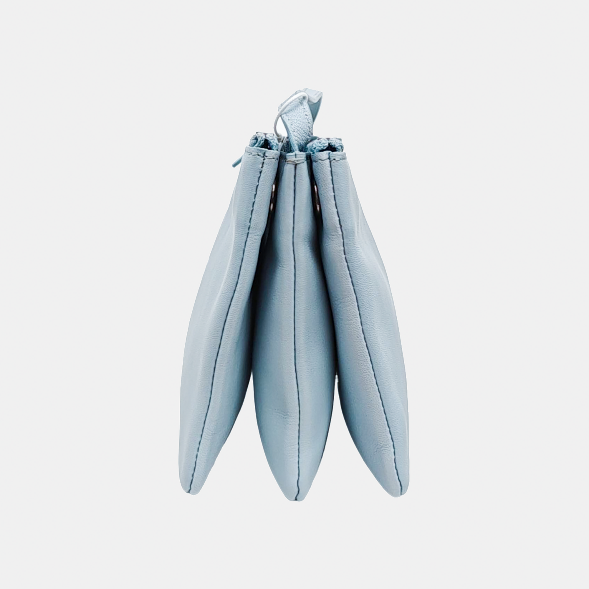 TRIO Small Lambskin Blue