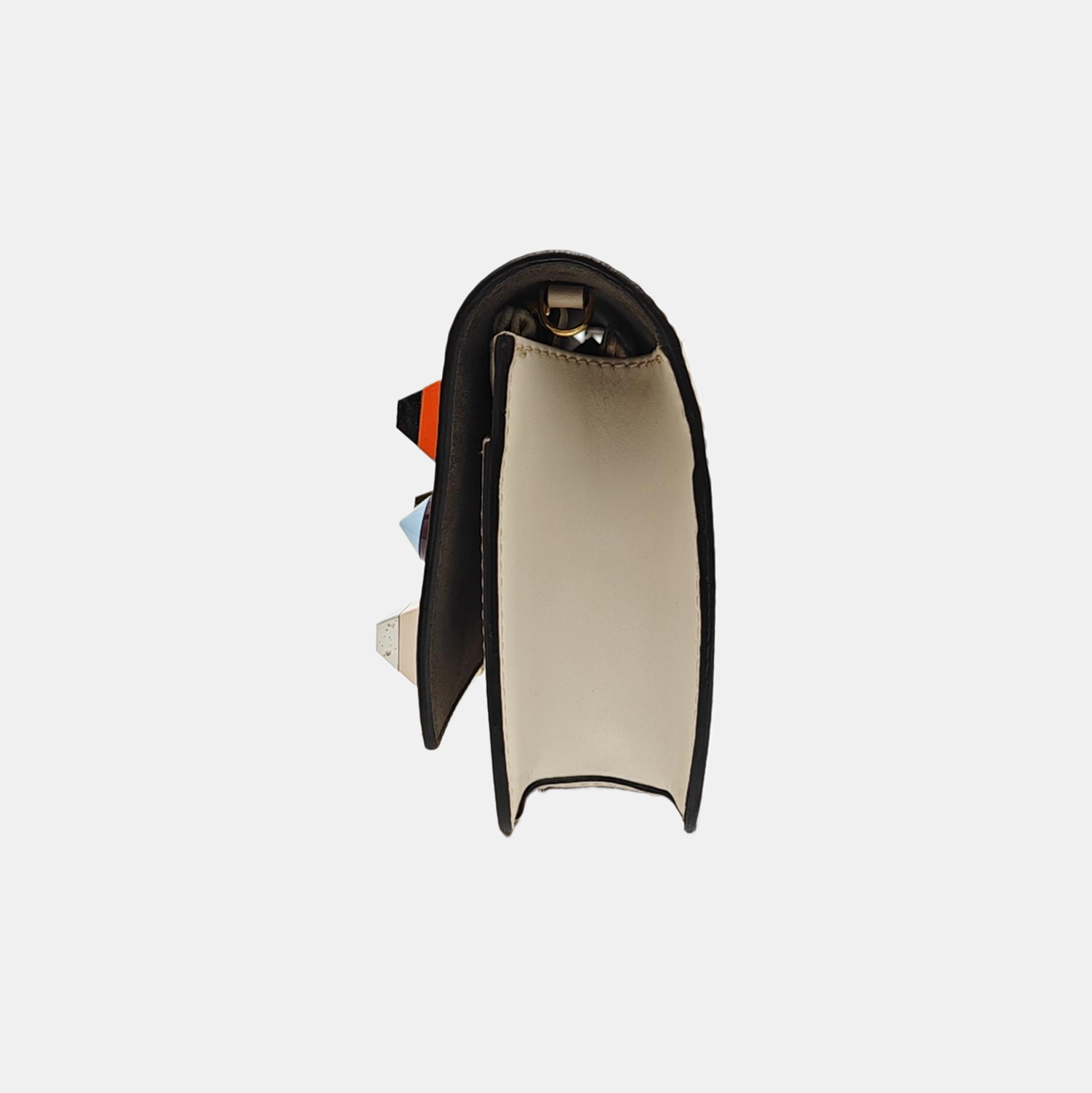 Calfskin Shoulder Bag Beige