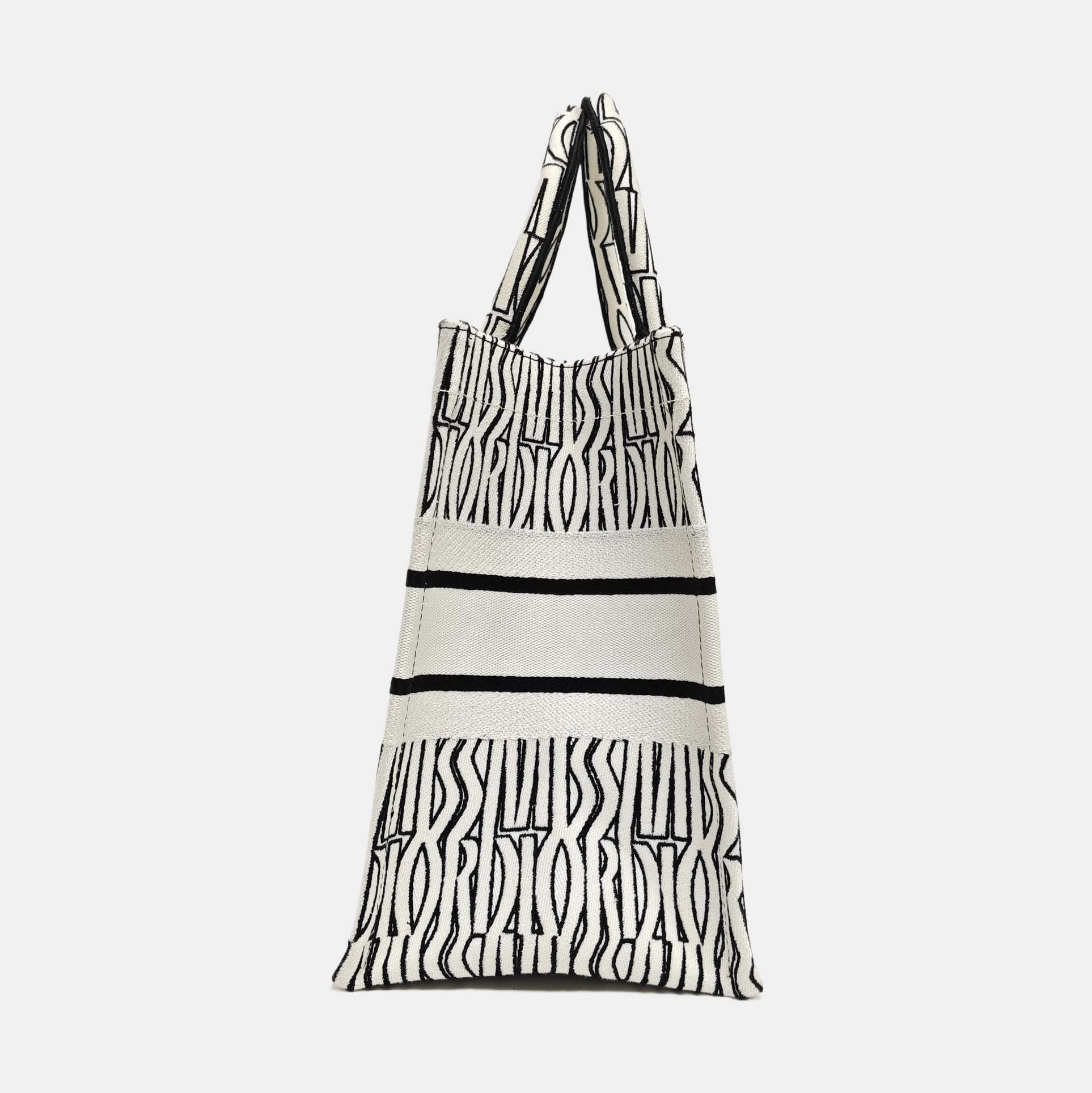 Book Tote Medium Canvas White
