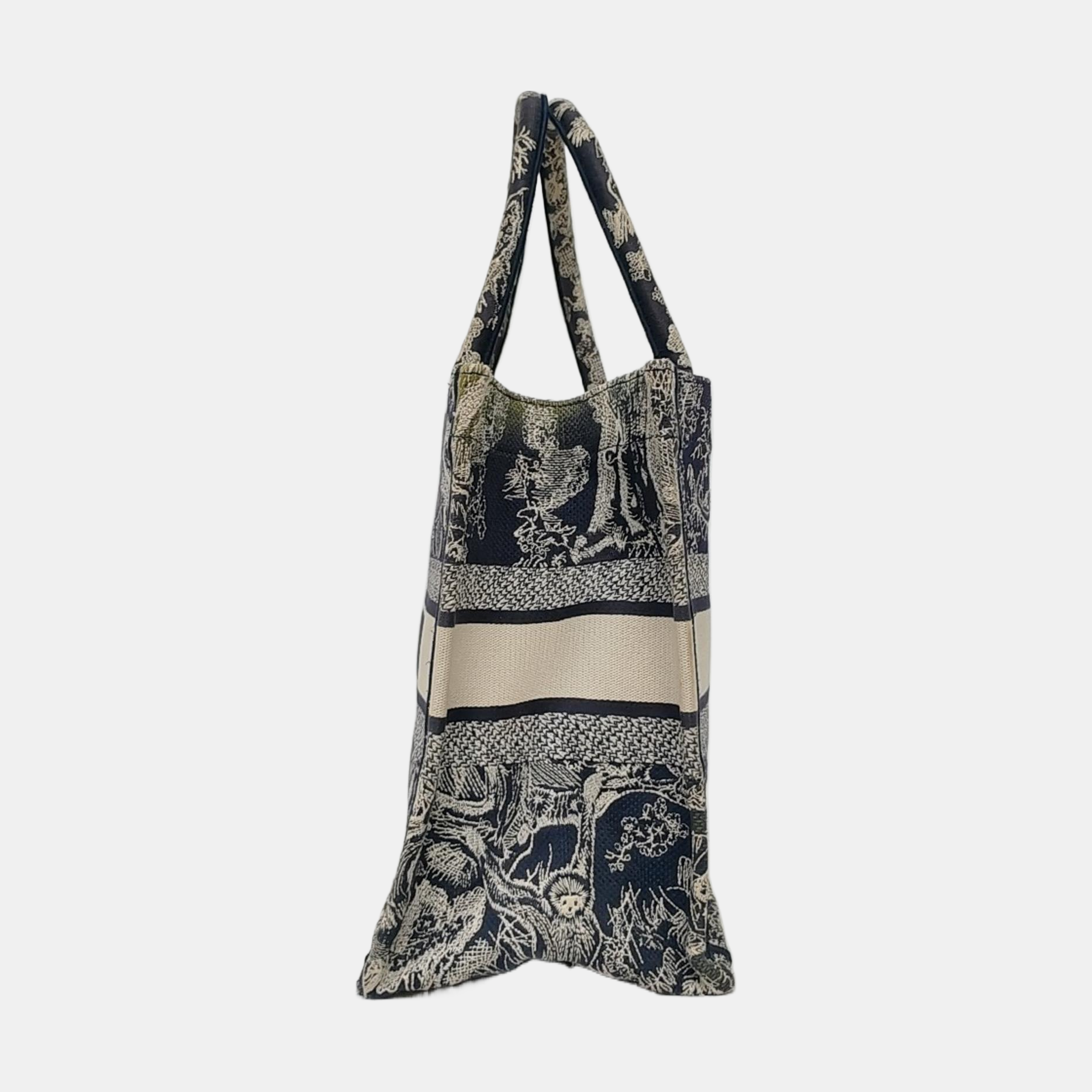 Book Tote Medium Fabric Blue