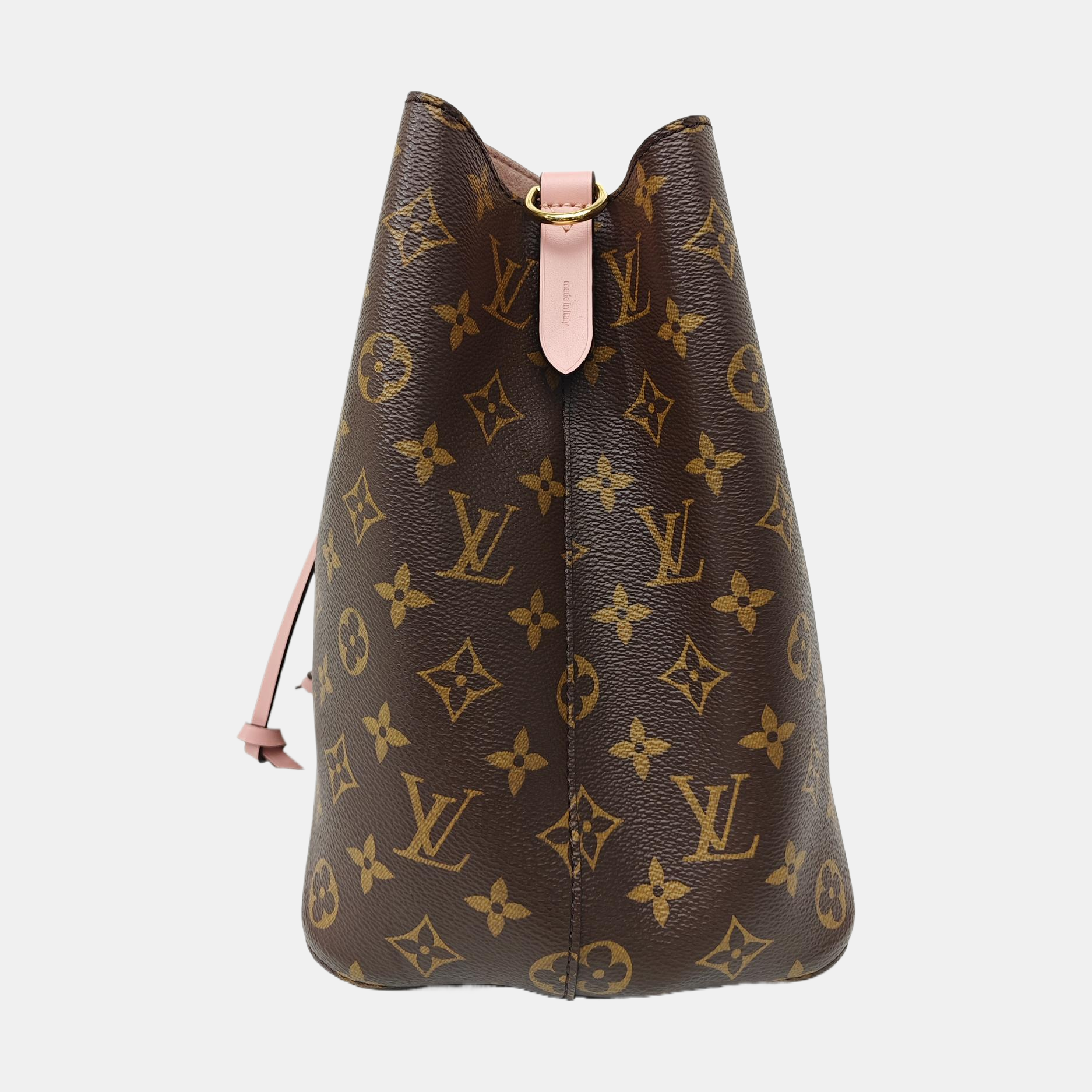 NÉONOÉ MM Monogram Coated Canvas Brown