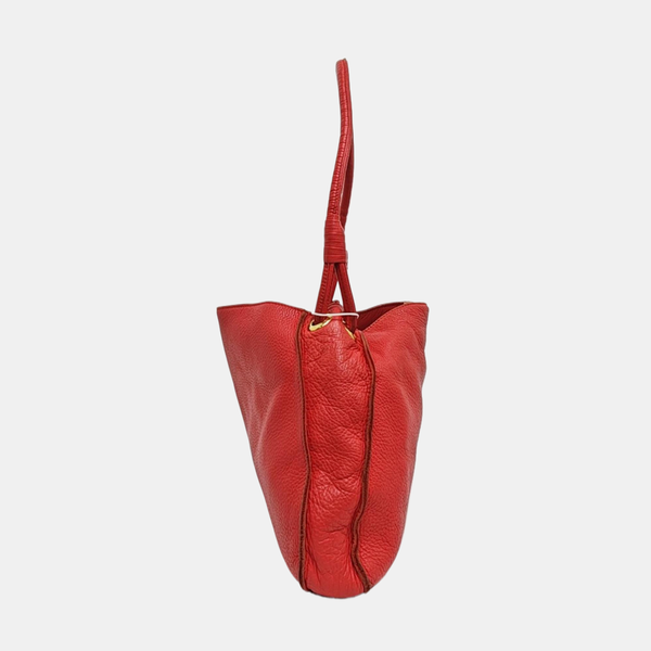 Lambskin Shoulder Bag Red