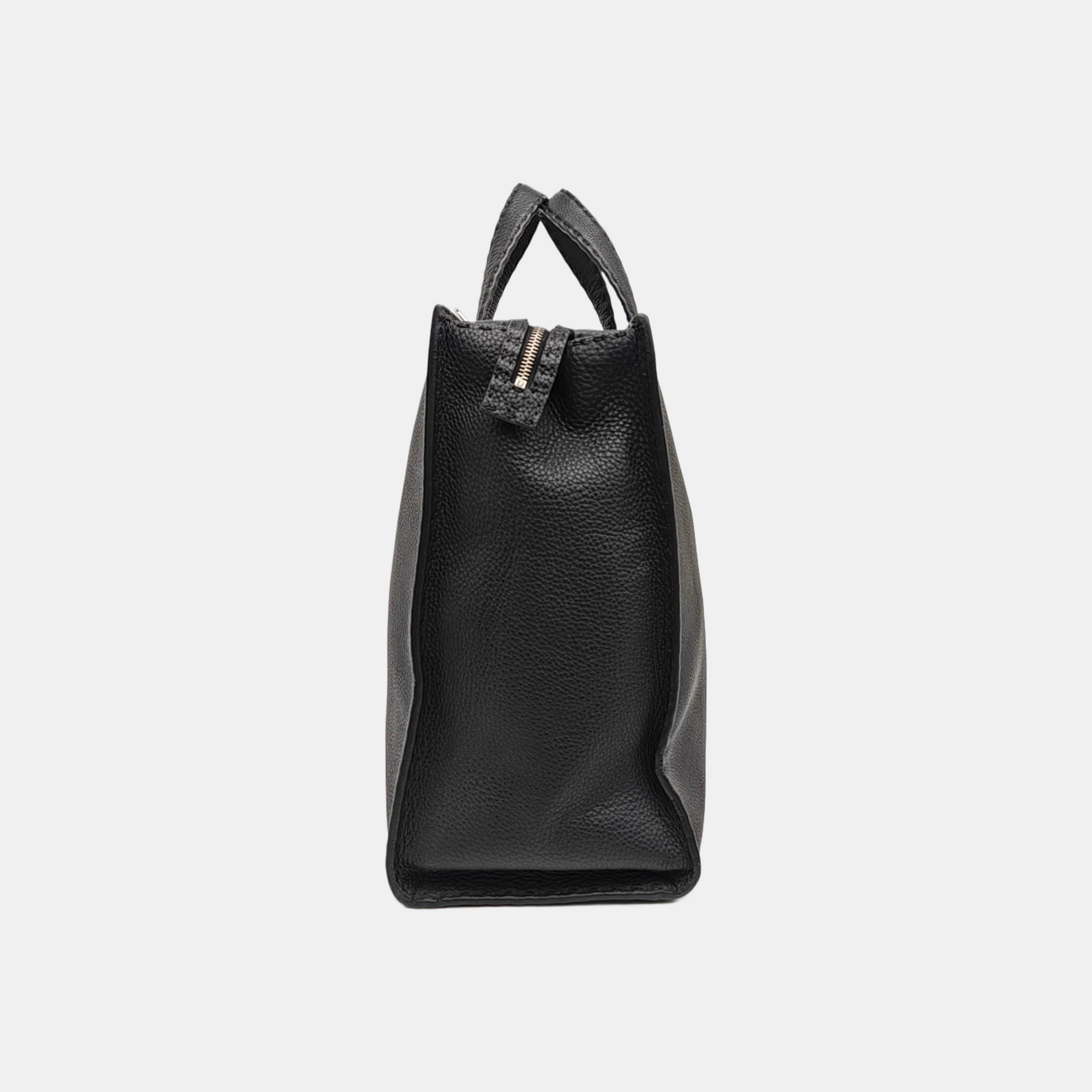 Calfskin Shoulder Bag Black