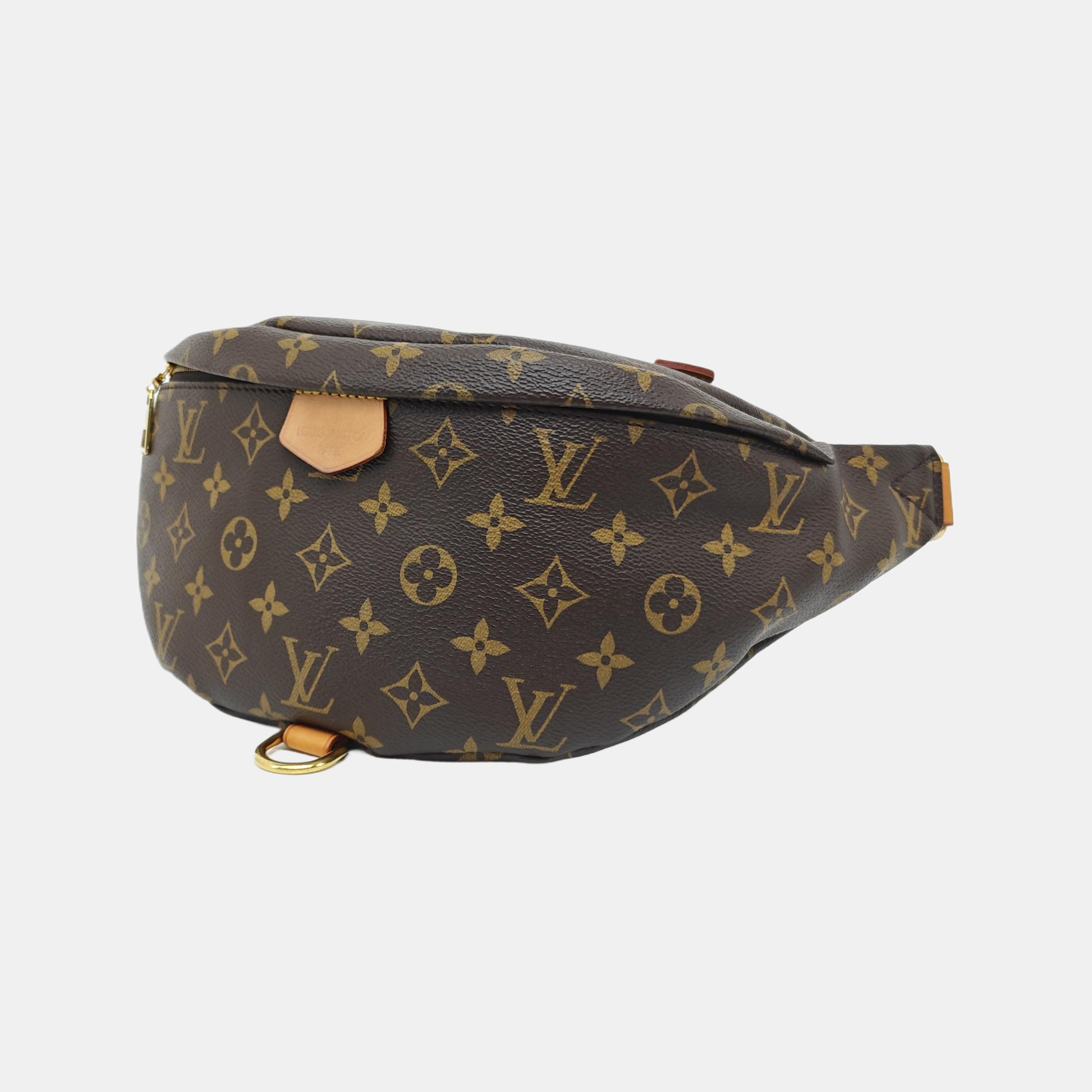 BUMBAG Monogram Coated Canvas Brown