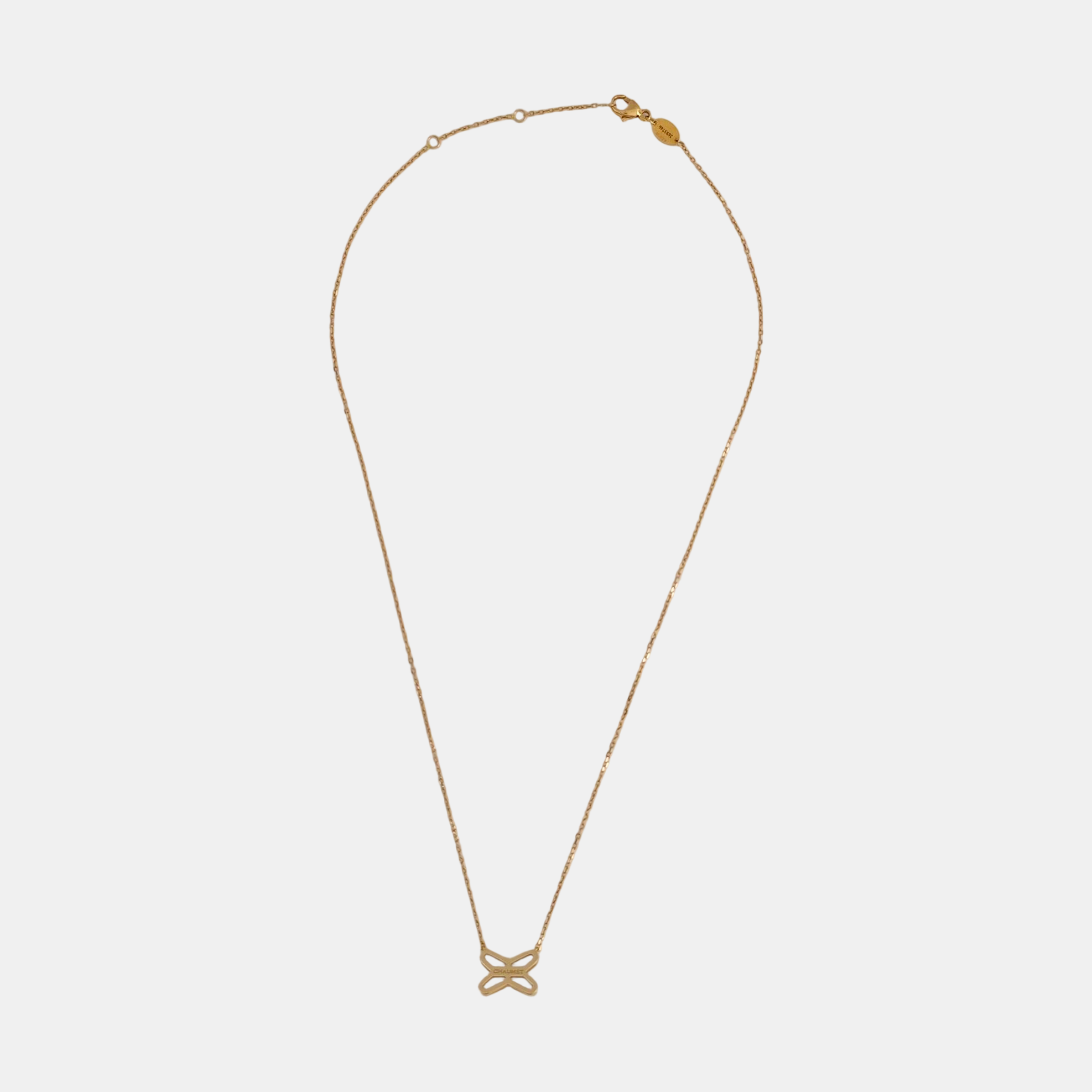 Jeux De Liens 18k Rose Gold Necklace