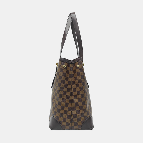 HAMPSTEAD GM Damier Ebene Coated Canvas Brown