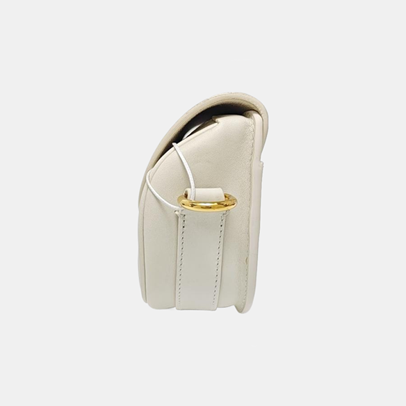 Bobby Medium Calfskin White