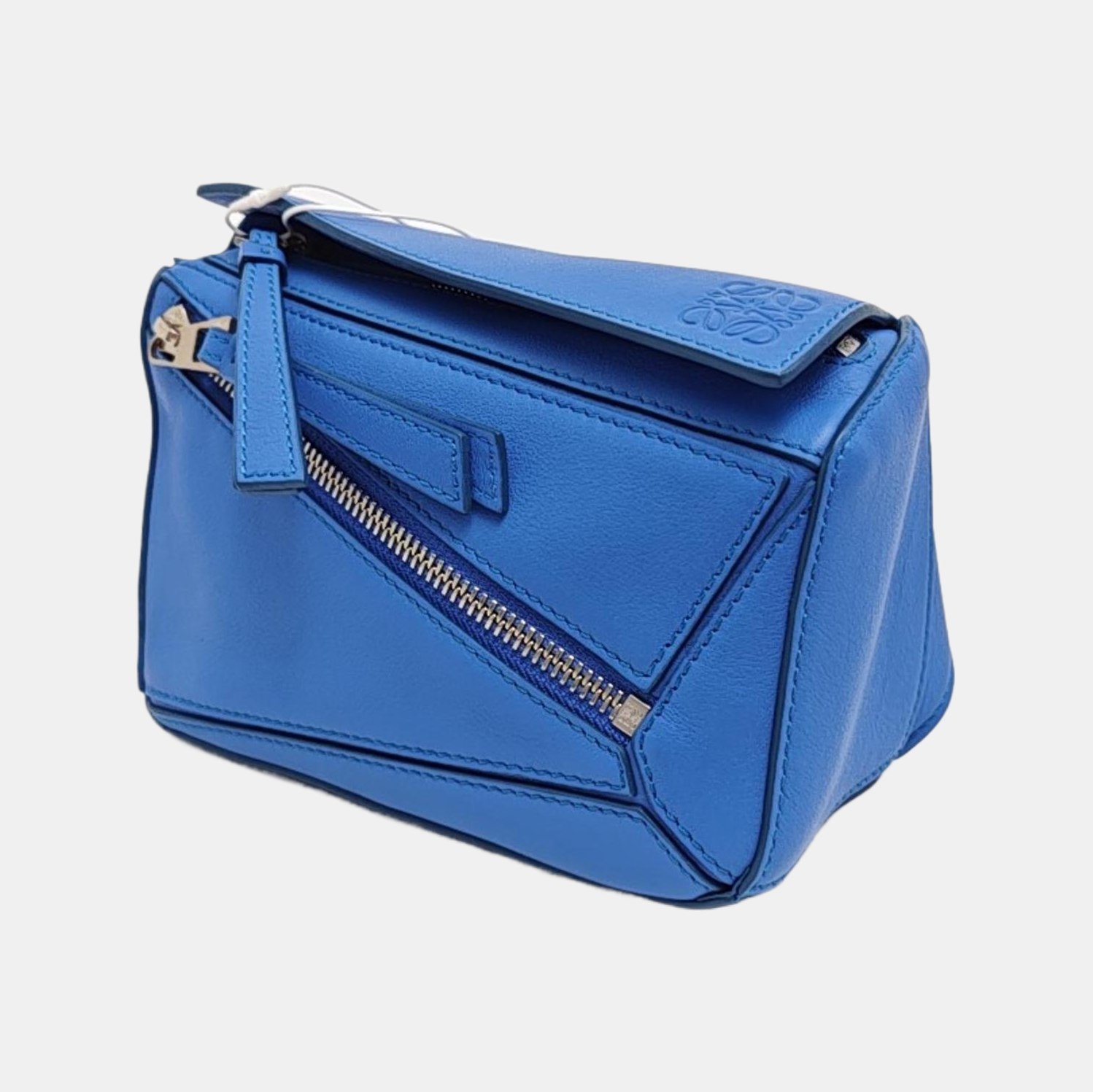 Puzzle Mini Calfskin Blue