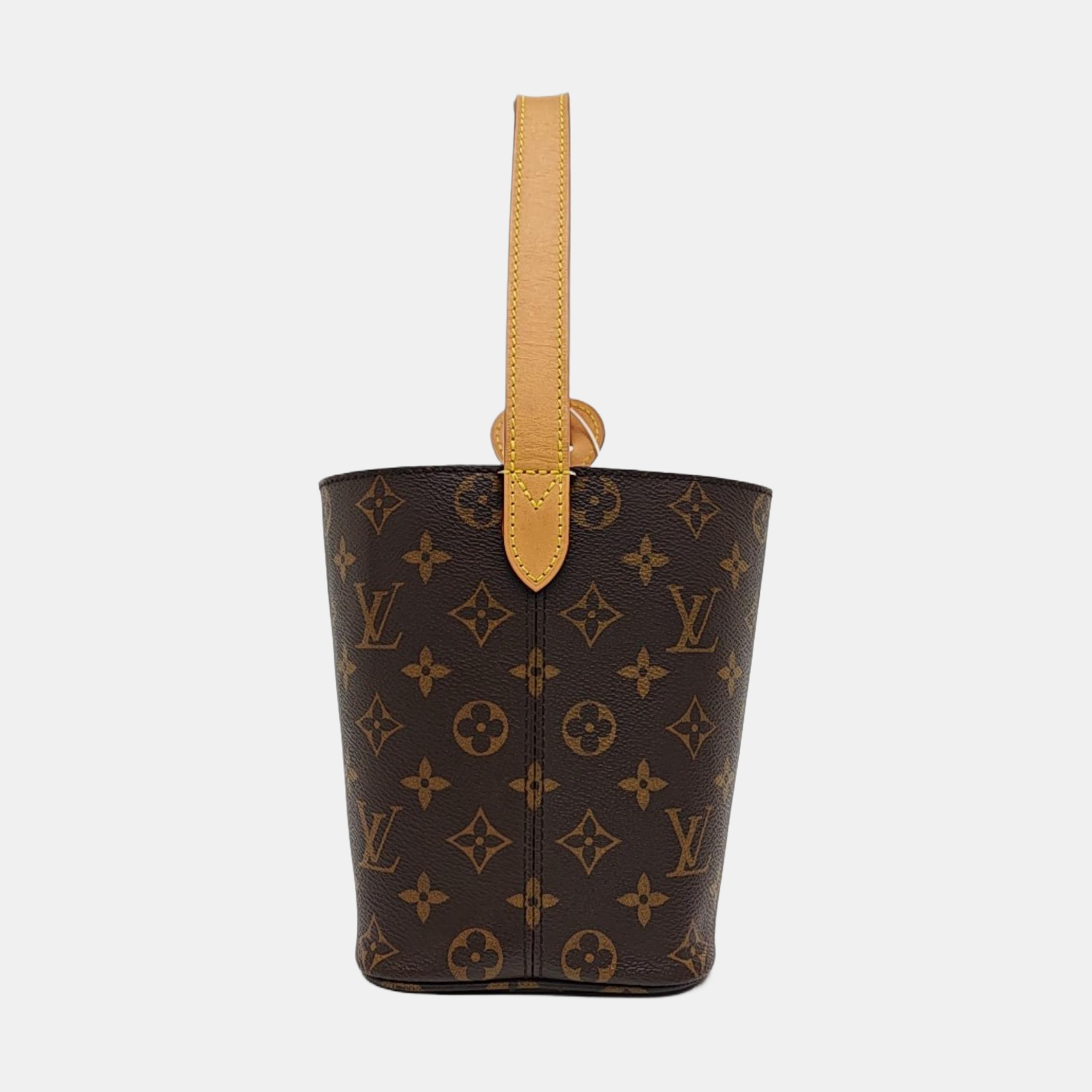 ALL IN Monogram Coated Canvas Brown