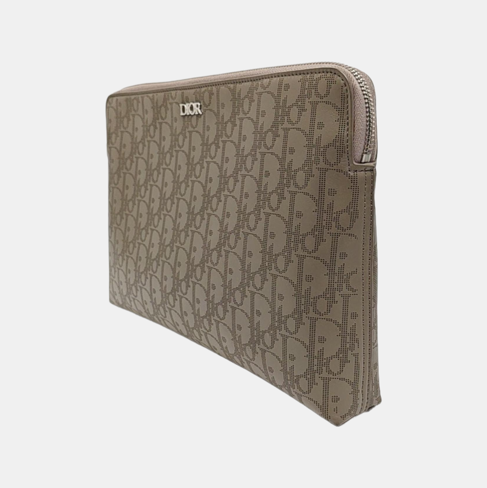 Calfskin Clutch Brown