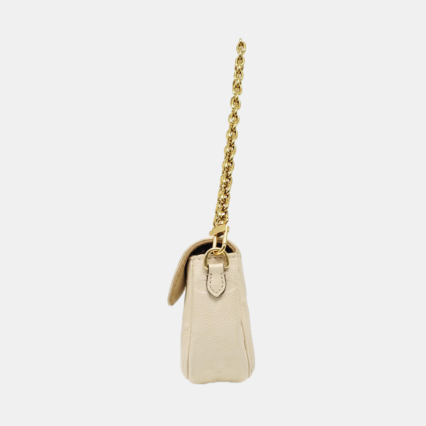 IVY Monogram Calfskin Beige