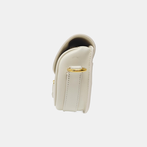 Bobby Medium Calfskin White