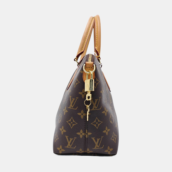 BOETIE PM Monogram Coated Canvas Brown