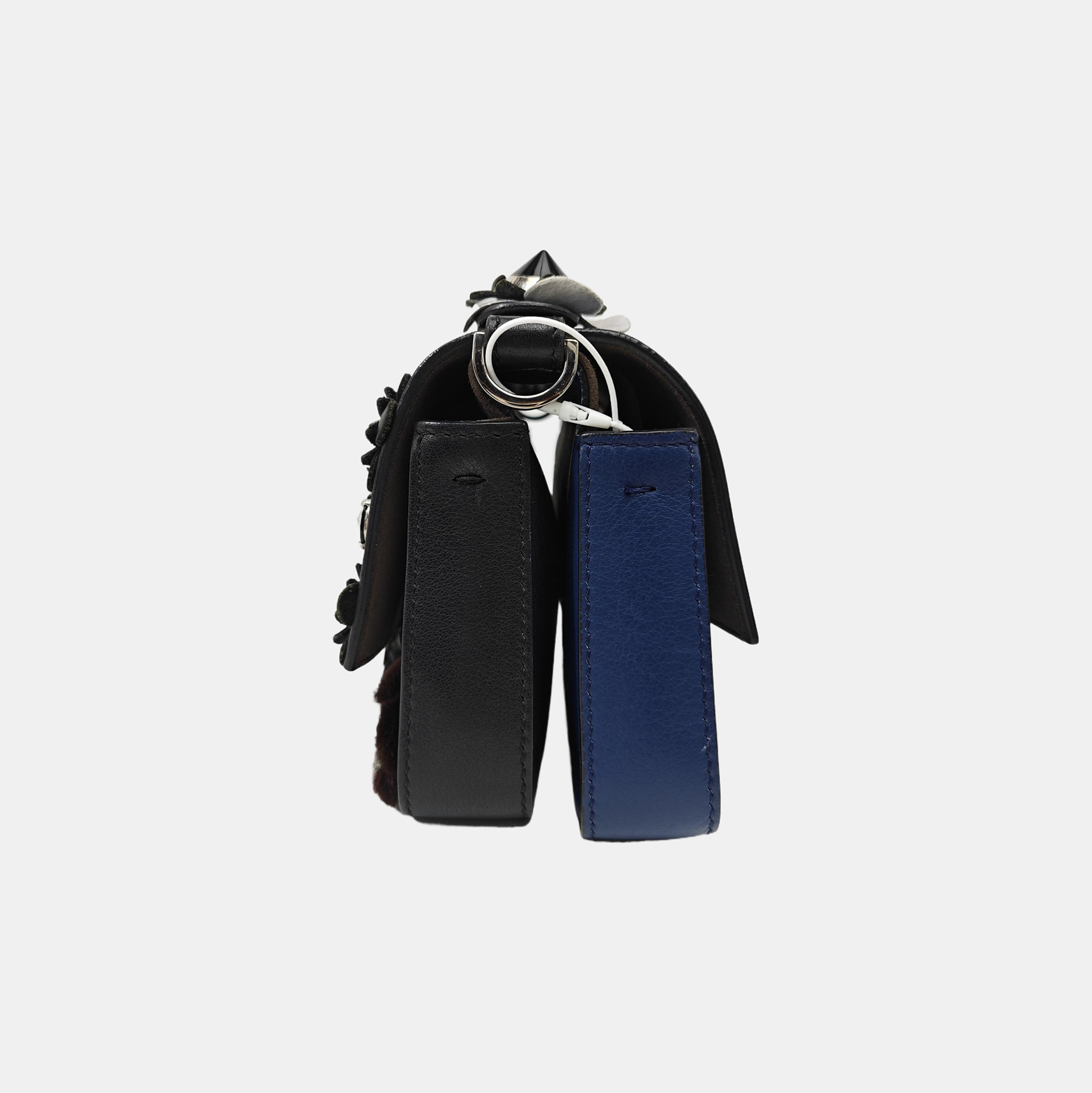 Calfskin Shoulder Bag Black