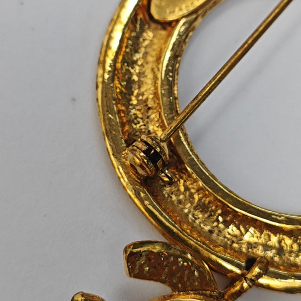 Gold Plated Brooch