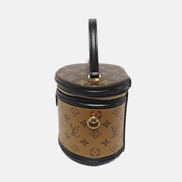 CANNES PM Monogram Coated Canvas Brown