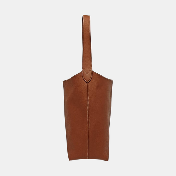 LOW KEY HOBO MM Monogram Calfskin Brown