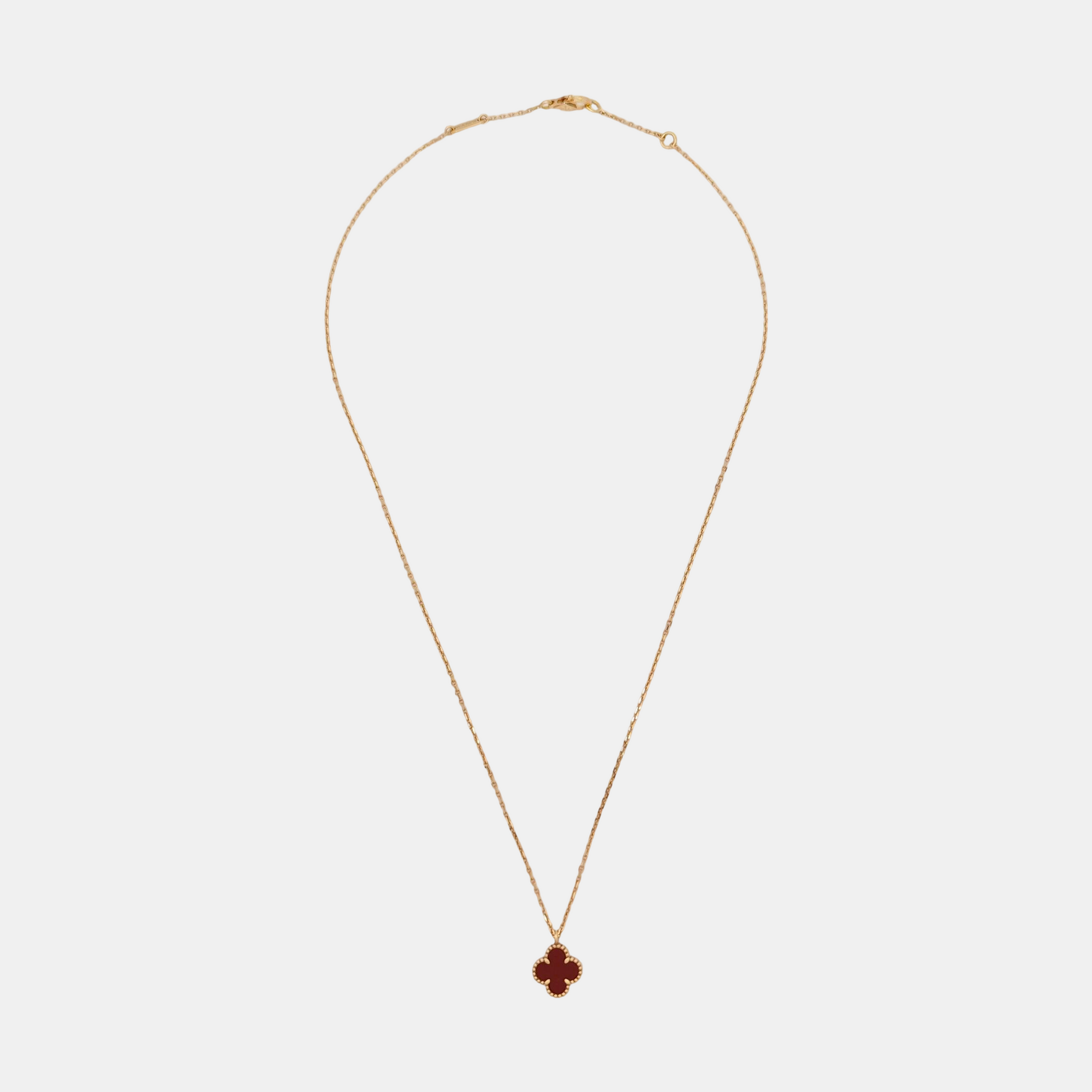 Sweet Alhambra 18k Rose Gold Necklace