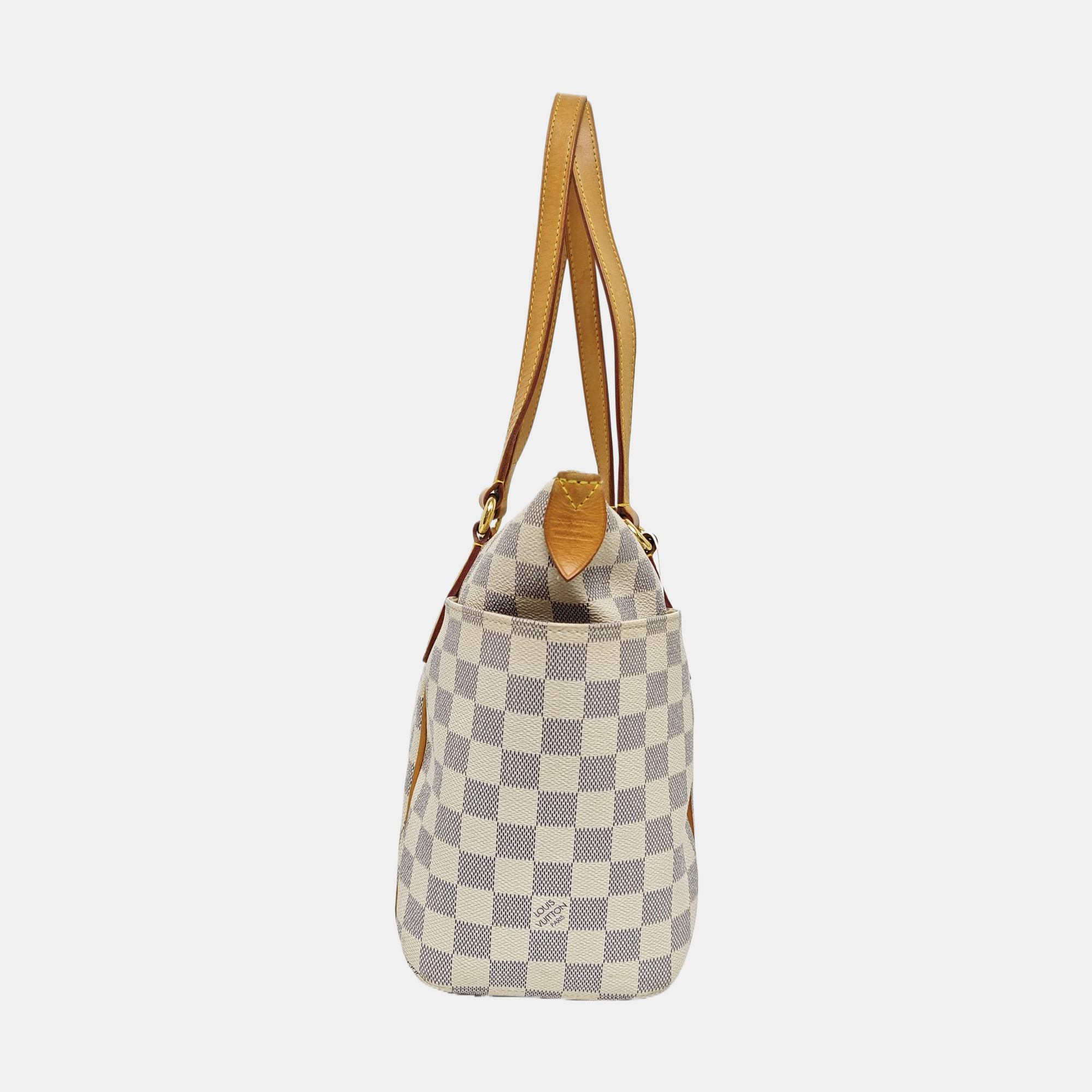 TOTALMENTE Lona revestida Damier Azur Blanca