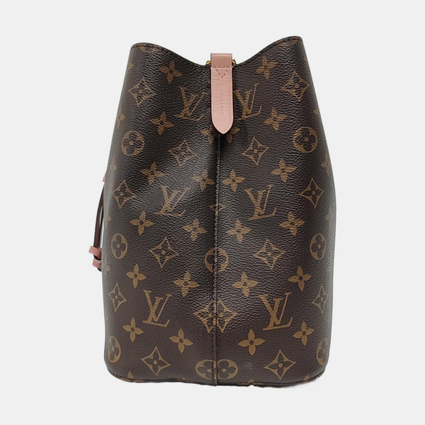 NÉONOÉ MM Monogram Coated Canvas Brown