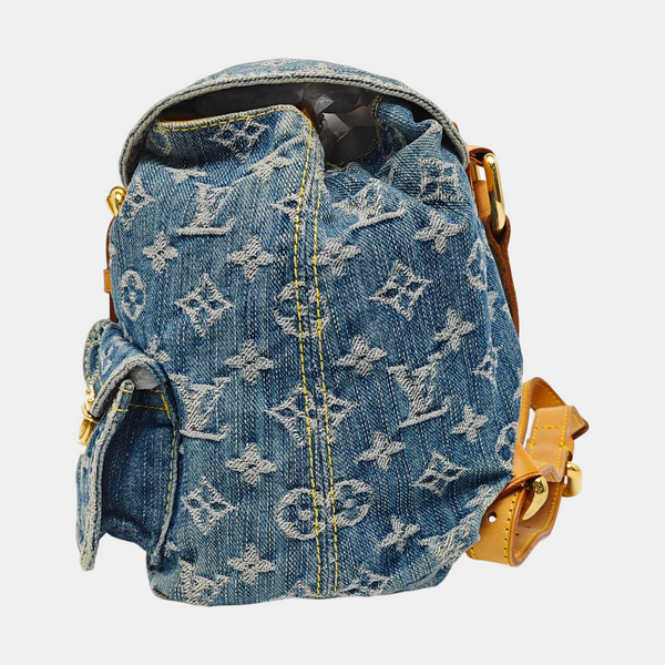 SAC AD Monogram Denim Blue