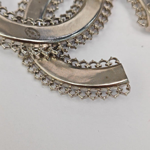 Metal Silver Brooch