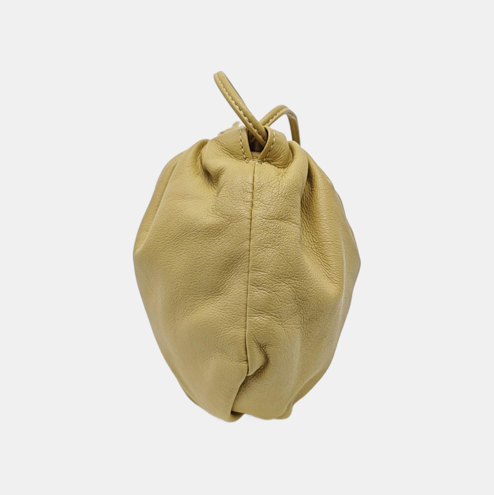 Calfskin Shoulder Bag Beige