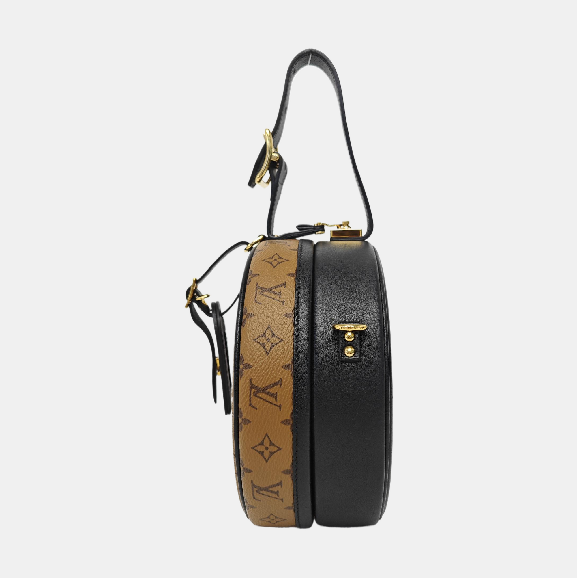 BOITE CHAPEAU PM Monogram Coated Canvas Brown