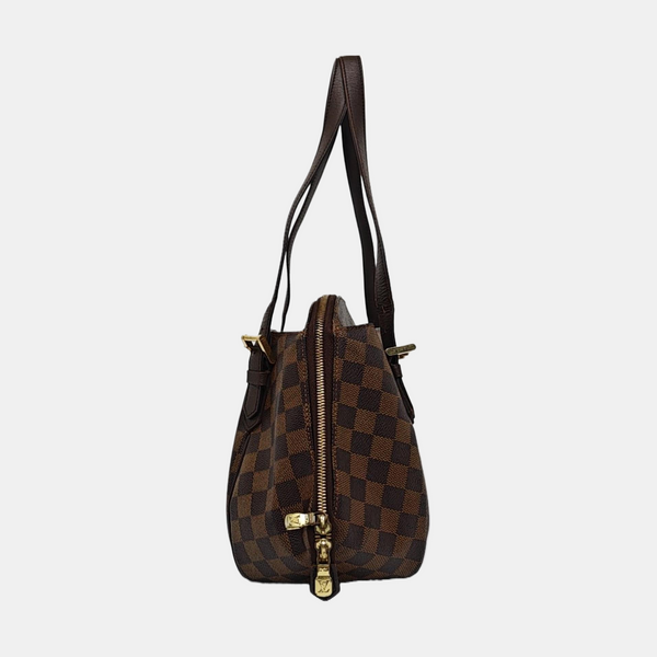 RIVINGTON Damier Ebene Coated Canvas Brown