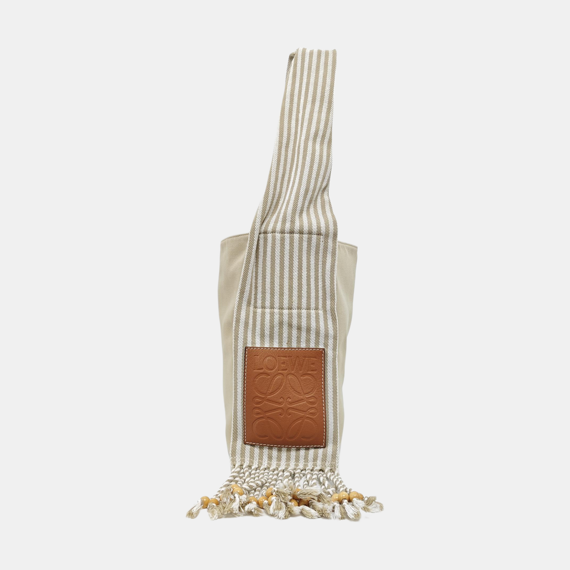 Canvas Top Handle Bag Beige