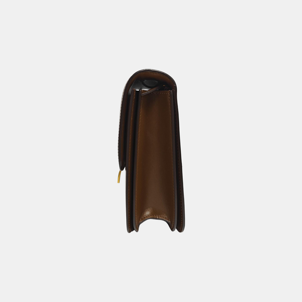CLASSIC BOX Medium Calfskin Brown