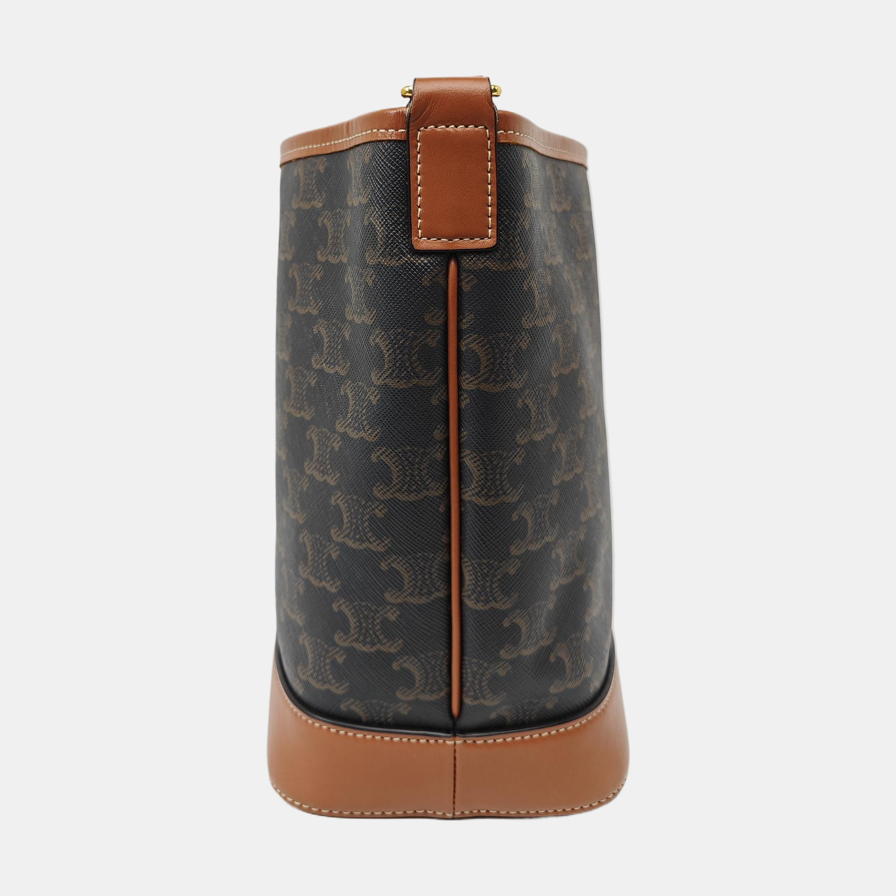 TRIOMPHE CANVAS Small Coated Canvas Brown
